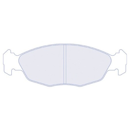 RC8 Pastiglie freno anteriori per Peugeot 106 S16