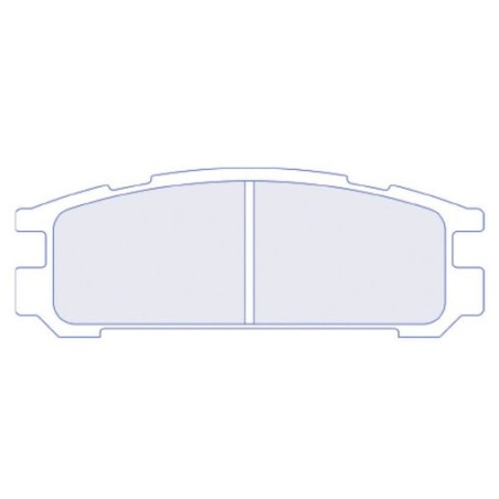 RC6 Pastiglie freno posteriori per Subaru Impreza GT Turbo GC / GF (211 cv)