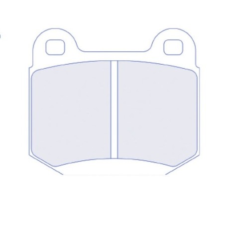 RC6 Pastiglie freno anteriori per Lotus Elise S1