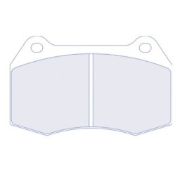 RC6 Pastiglie freno anteriori per Honda Integra Type R (DC5)