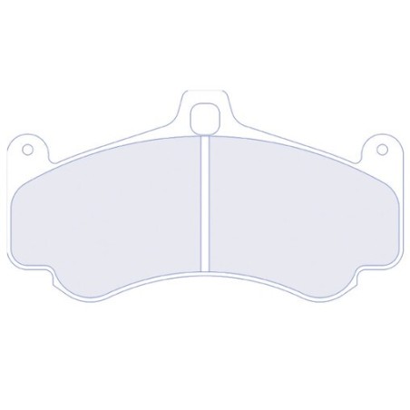 RC6 Pastiglie freno anteriori per Porsche 996 GT2