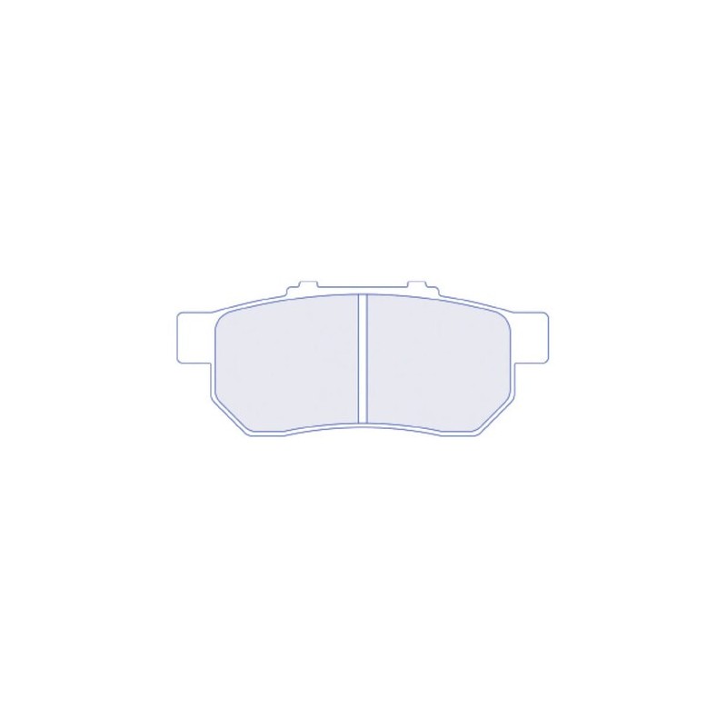 RC6 Pastiglie freno posteriori per Honda Civic VTI EK4