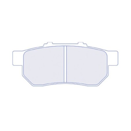 RC6 Pastiglie freno posteriori per Honda Civic VTI EK4