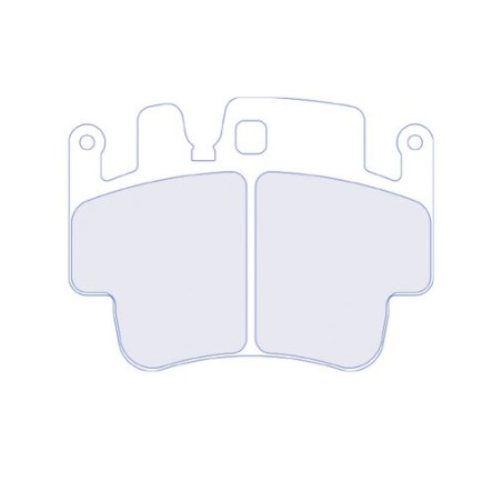 RC5+ Pastiglie freno anteriori per Porsche 996 Carrera
