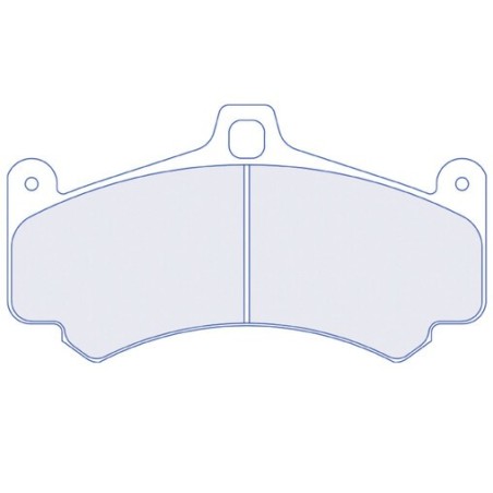 RC6 Pastiglie freno anteriori per Porsche 997 GT3/RS