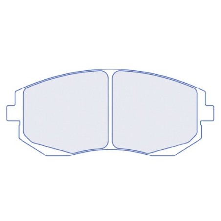 RC5+ Pastiglie freno anteriori per Subaru Impreza WRX STI 2.5 AWD GH/GR/GV (300 cv)