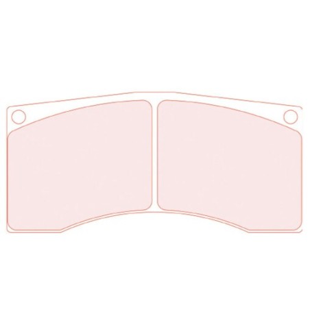 RC6 Pastiglie freno anteriori per Peugeot 306 Gr.A