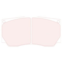 RC6 Pastiglie freno anteriori per Mitsubishi Lancer Evo IX Gr.N