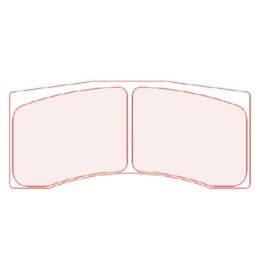 RC6 Pastiglie freno anteriori per Renault Megane III N4