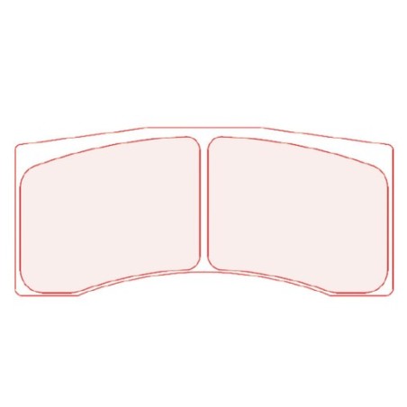 RC6 Pastiglie freno anteriori per Renault Megane III N4
