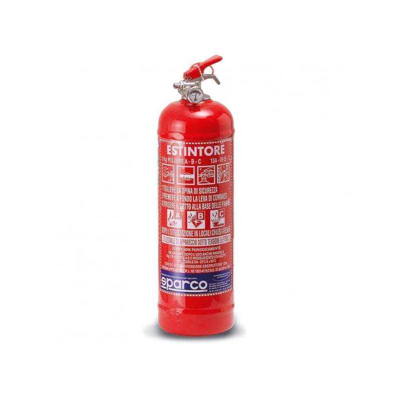 Estintore a polvere da 2 kg (FIA) Estintore a polvere da 2 kg (FIA)