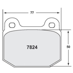 Pastiglie freno anteriori 93 per Lotus Elise e Exige S1, S2 e S3 (2 vasi)