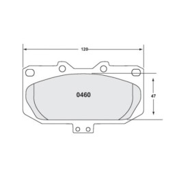 Pastiglie Freno Anteriori 11 per Subaru Impreza GC / GF (92-00)