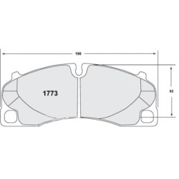 Pastiglie Freno Anteriori 13 per Porsche 997 GT3