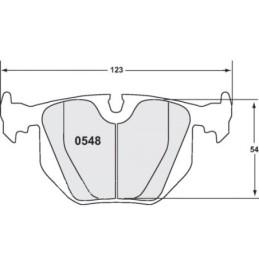Pastiglie freno posteriori 08 per BMW M3 E46