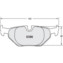 Pastiglie Freno Posteriori 332 per BMW M3 E36