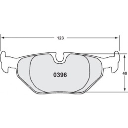 Pastiglie freno posteriori 08 per BMW M3 E36