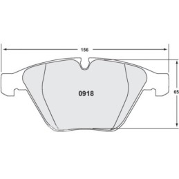 Pastiglie Freno Anteriori 08 per BMW M3 E9X (07-13)