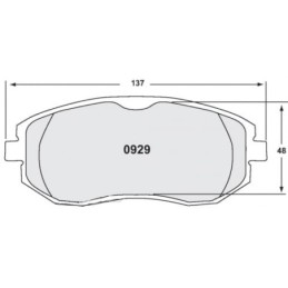 Pastiglie freno anteriori Z-Rated per Subaru BRZ e Toyota GT86
