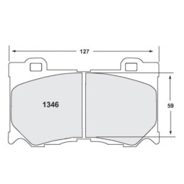 Pastiglie Freno Anteriori Z-Rated per Nissan 370Z (Brembo)