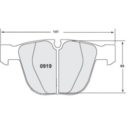 Pastiglie Freno Posteriori 08 per BMW M3 E9X (07-13)
