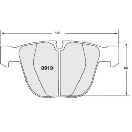 Pastiglie Freno Posteriori 11 per BMW M3 E9X (07-13)