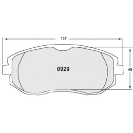 Pastiglie Freno Anteriori 332 per Subaru BRZ e Toyota GT86