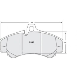 Pastiglie Freno Anteriori 331 per Porsche 997 GT3