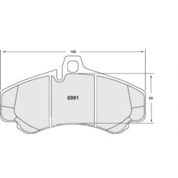 Pastiglie Freno Anteriori 13 per Porsche 997 GT3