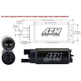 Pompa carburante universale 340Lph