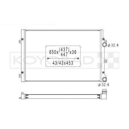 Radiatore in alluminio per Seat Leon 1P TSI (09-12)