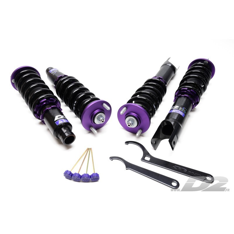 Assetto a ghiera D2 Street per Honda CRX ED / EE / EF (89-91) Assetto a ghiera D2 Street per Honda CRX ED / EE / EF (89-91)
