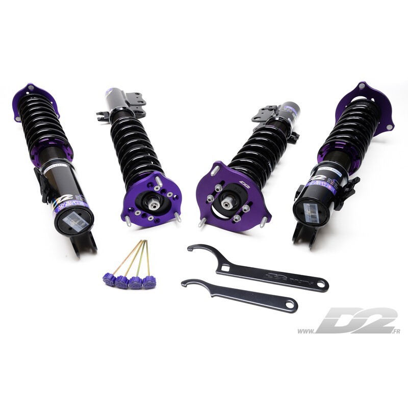 Assetto Coilovers D2 Street per Subaru Impreza WRX / STI GC e GF (92-00)