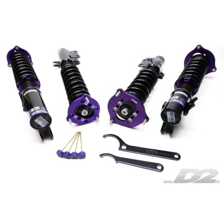 Assetto Coilovers D2 Street per Subaru Impreza WRX / STI GC e GF (92-00)