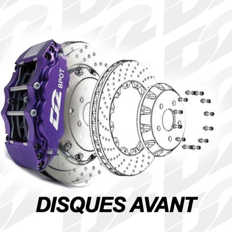 Dischi 286x26 mm per anteriori fissi completi e montati su cappelli/ciotole fissi