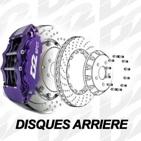 Dischi 286x26 mm per posteriori fissi completi e montati su cappelli/ciotole fissi