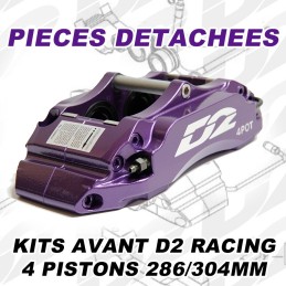 Ricambi per kit freno anteriore 4 pistoni 286/304 mm