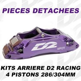 Ricambi per kit freno posteriore 4 pistoni 286/304 mm
