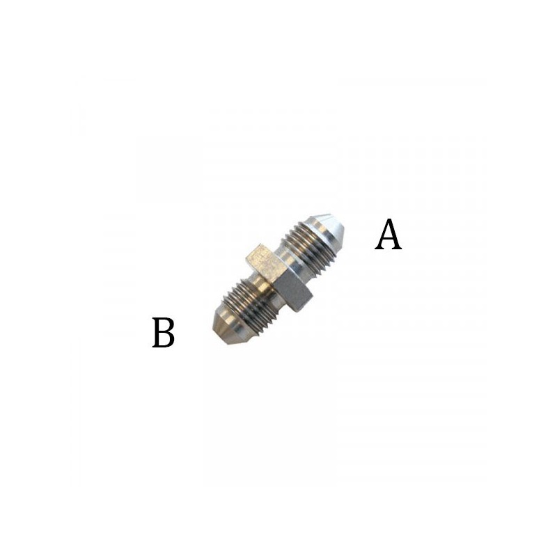 Adattatore Niples Convesso 3/8"x24-M12x1.5 Inox Adattatore Niples Convesso 3/8"x24-M12x1.5 Inox