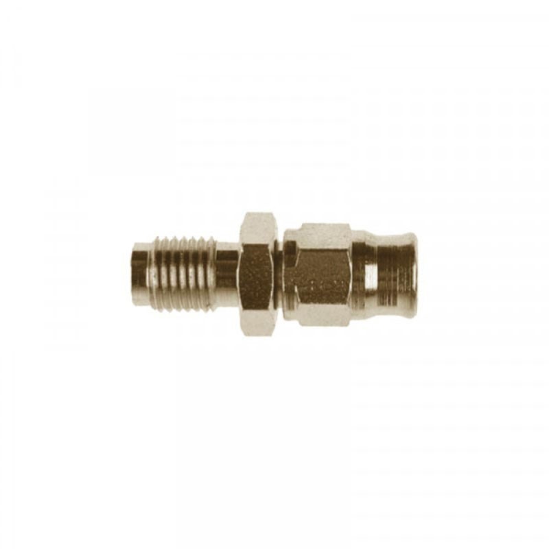 Raccordo Freni Dritto Concavo Maschio Riutilizzabile 1/8"NPT Acciaio Zincato