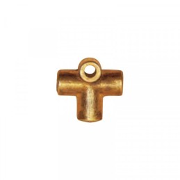 Raccordo Freni F a 3 Vie con Foro di Fissaggio 3/8"x24 Ottone