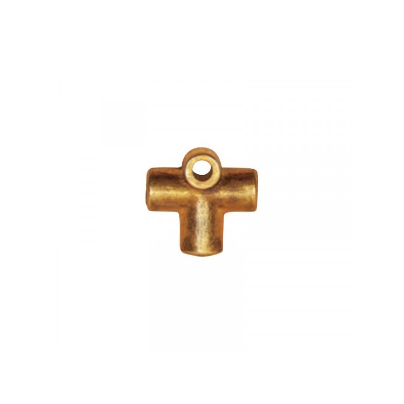 Raccordo Freni F a 3 Vie con Foro di Fissaggio 3/8"x24 Ottone