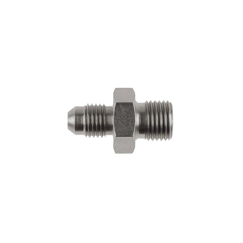 Adattatore M/M Dritto 9/16"x18-3/8"x19BSP Alluminio Nero