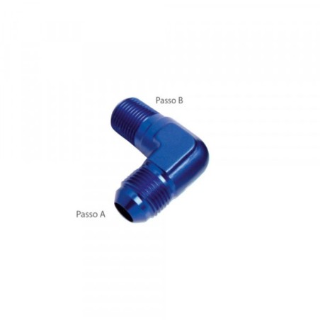 Adattatore 90° M/M A. 1-5/16"x12 B. 1"NPT x11-1/2