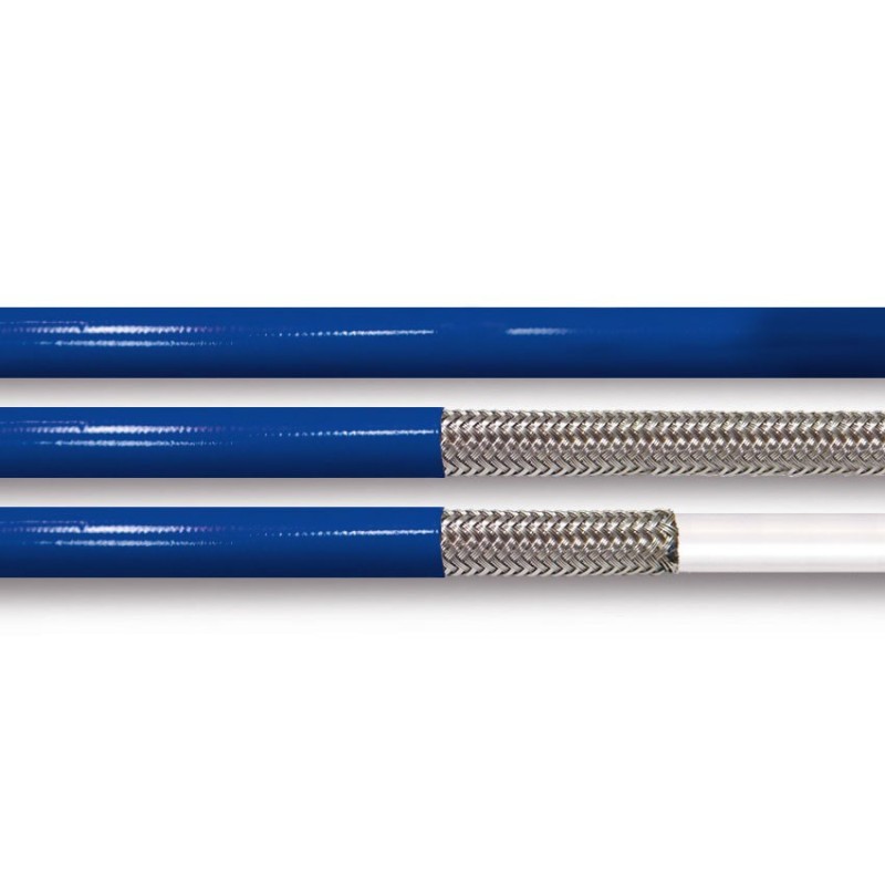 Tubo Acciaio/Teflon Rivestito Blu Elettrico Tubo Acciaio/Teflon Rivestito Blu Elettrico