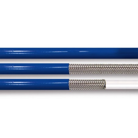 Tubo Acciaio/Teflon Rivestito Blu Elettrico