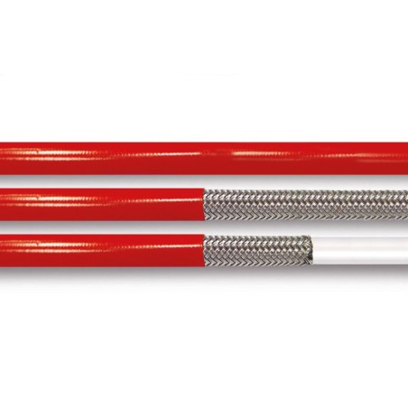 Tubo Acciaio/Teflon Rivestito Rosso