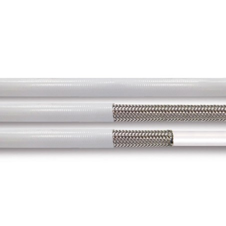Tubo Acciaio/Teflon Rivestito Bianco