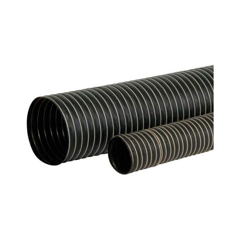 Tubo Flex Singolo Nero 90mm Tubo Flex Singolo Nero 90mm