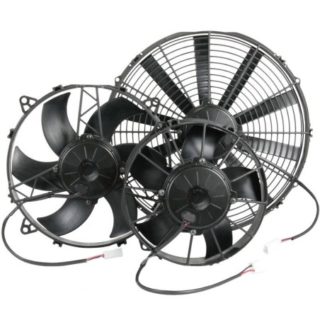 Ventola di Raffreddamento Aspirante 12V SPAL Diam. 382mm Consumo 6.5-7.2A
